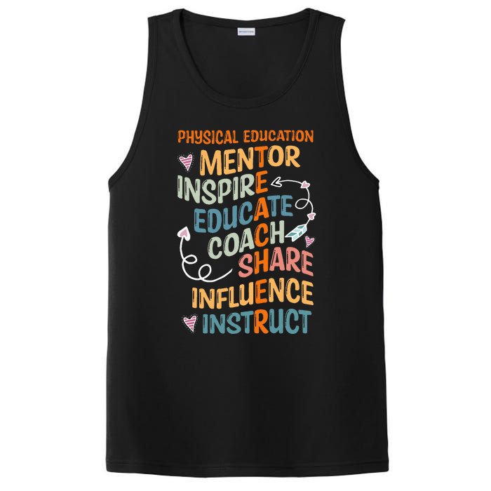 PE Teacher Mentor Physical Education Teacher PosiCharge Competitor Tank