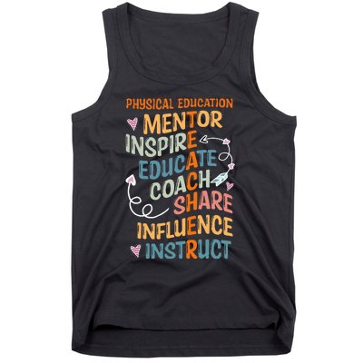 PE Teacher Mentor Physical Education Teacher Tank Top