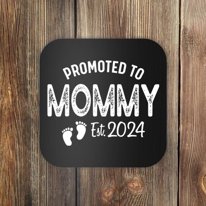 Promoted To Mommy 2024 Soon To Be Mama Funny New Mom Coaster