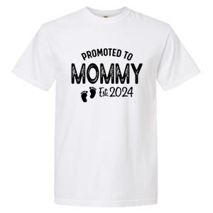 Promoted To Mommy 2024 Soon To Be Mama Funny New Mom Garment-Dyed Heavyweight T-Shirt