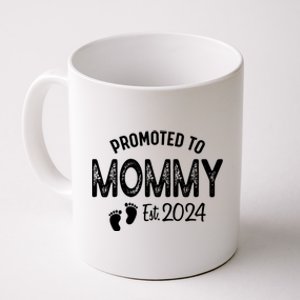 Promoted To Mommy 2024 Soon To Be Mama Funny New Mom Coffee Mug