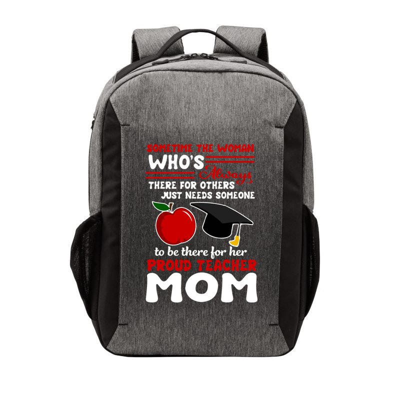 Proud Teacher Mom Mother's Day Gift Vector Backpack