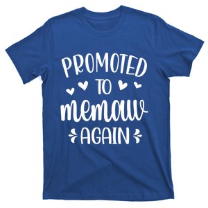 Promoted To Memaw Again Reveal Memaw To Be Gift T-Shirt