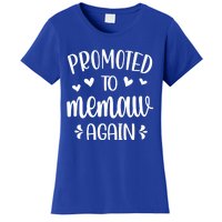 Promoted To Memaw Again Reveal Memaw To Be Gift Women's T-Shirt