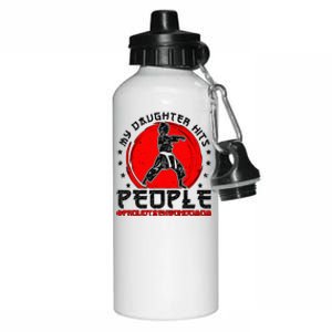 Proud Taekwondo Mom Taekwondo Mama Taekwondo Fighter Mom Aluminum Water Bottle