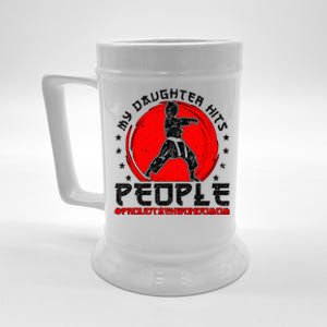 Proud Taekwondo Mom Taekwondo Mama Taekwondo Fighter Mom Beer Stein