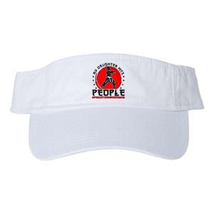 Proud Taekwondo Mom Taekwondo Mama Taekwondo Fighter Mom Valucap Bio-Washed Visor