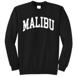 Preppy Trendy Malibu California CA Font Sweatshirt