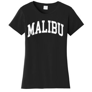 Preppy Trendy Malibu California CA Font Women's T-Shirt