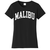 Preppy Trendy Malibu California CA Font Women's T-Shirt