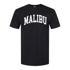 Preppy Trendy Malibu California CA Font Softstyle CVC T-Shirt