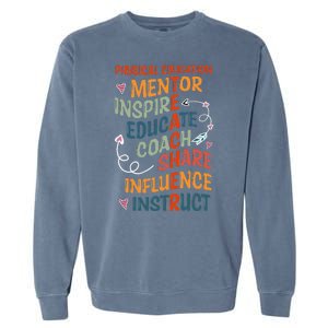 Pe Teacher Mentor Physical Education Teacher Outfit Garment-Dyed Sweatshirt