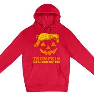 Pumpkin Trumpkin Make Halloween Great Again Premium Pullover Hoodie