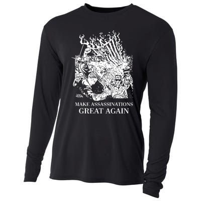 Punkwithacamera Trump Make Assassinations Great Again Cooling Performance Long Sleeve Crew