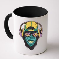 Palm Tree Music Monkey Mug