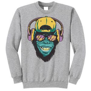 Palm Tree Music Monkey Sweatshirt