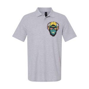 Palm Tree Music Monkey Softstyle Adult Sport Polo