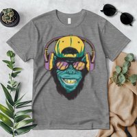 Palm Tree Music Monkey Premium T-Shirt