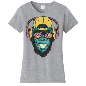 Palm Tree Music Monkey Women's T-Shirt