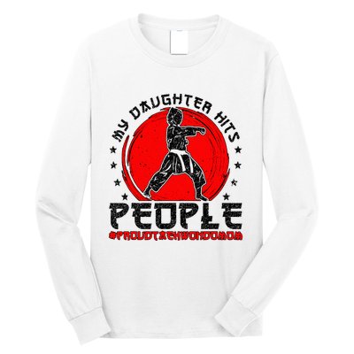 Proud Taekwondo Mom Taekwondo Mama Taekwondo Fighter Mom Long Sleeve Shirt