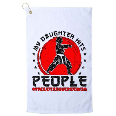 Proud Taekwondo Mom Taekwondo Mama Taekwondo Fighter Mom Golf Towel