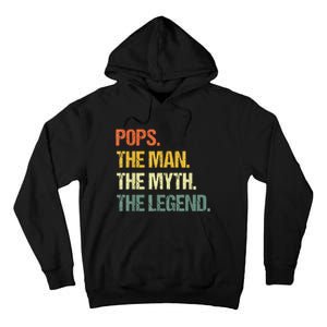 POPS THE MAN THE MYTH THE LEGEND Father's Day Tall Hoodie