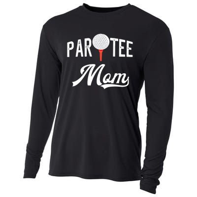 Par Tee Mom Funny Partee Golf Pun For Mom Cooling Performance Long Sleeve Crew