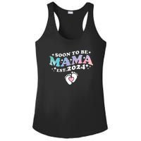 Promoted To Mommy 2024 Soon To Be Mama Funny New Mom Mothers Day Ladies PosiCharge Competitor Racerback Tank