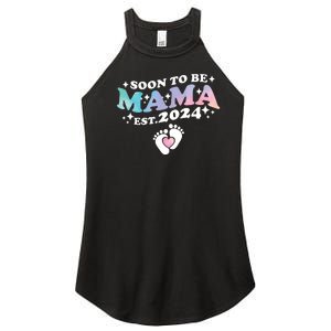 Promoted To Mommy 2024 Soon To Be Mama Funny New Mom Mothers Day Women's Perfect Tri Rocker Tank