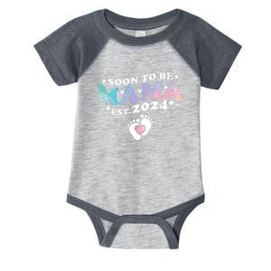 Promoted To Mommy 2024 Soon To Be Mama Funny New Mom Mothers Day Infant Baby Jersey Bodysuit