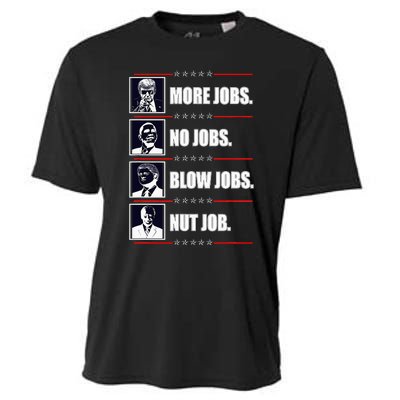 Political Trump More Jobs Obama Clinton Biden Cooling Performance Crew T-Shirt