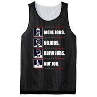 Political Trump More Jobs Obama Clinton Biden Mesh Reversible Basketball Jersey Tank