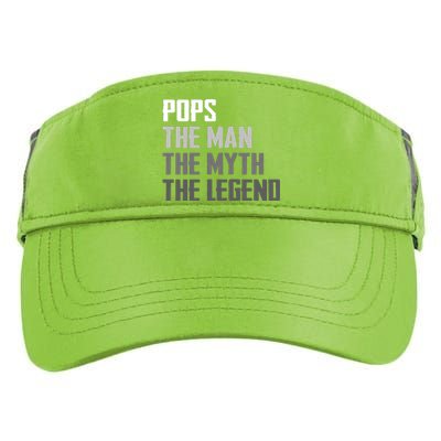 Pops The Man The Myth The Legend Adult Drive Performance Visor