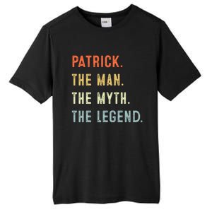 Patrick The Myth Legend Father’s Day Gift Papa Grandpa Gift Tall Fusion ChromaSoft Performance T-Shirt