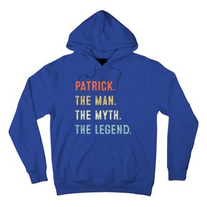 Patrick The Myth Legend Father’s Day Gift Papa Grandpa Gift Hoodie