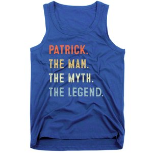 Patrick The Myth Legend Father’s Day Gift Papa Grandpa Gift Tank Top