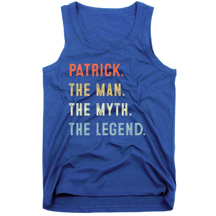 Patrick The Myth Legend Father’s Day Gift Papa Grandpa Gift Tank Top