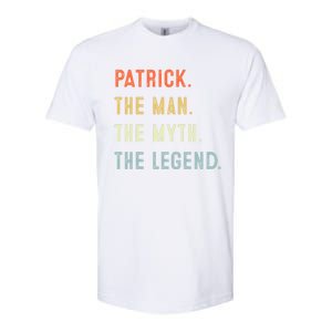 Patrick The Myth Legend Father’s Day Gift Papa Grandpa Gift Softstyle CVC T-Shirt