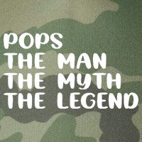 Pops The Man The Myth The Legend Legacy Tie Dye Trucker Hat