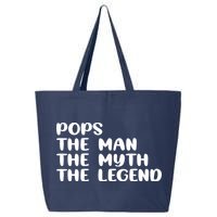 Pops The Man The Myth The Legend 25L Jumbo Tote