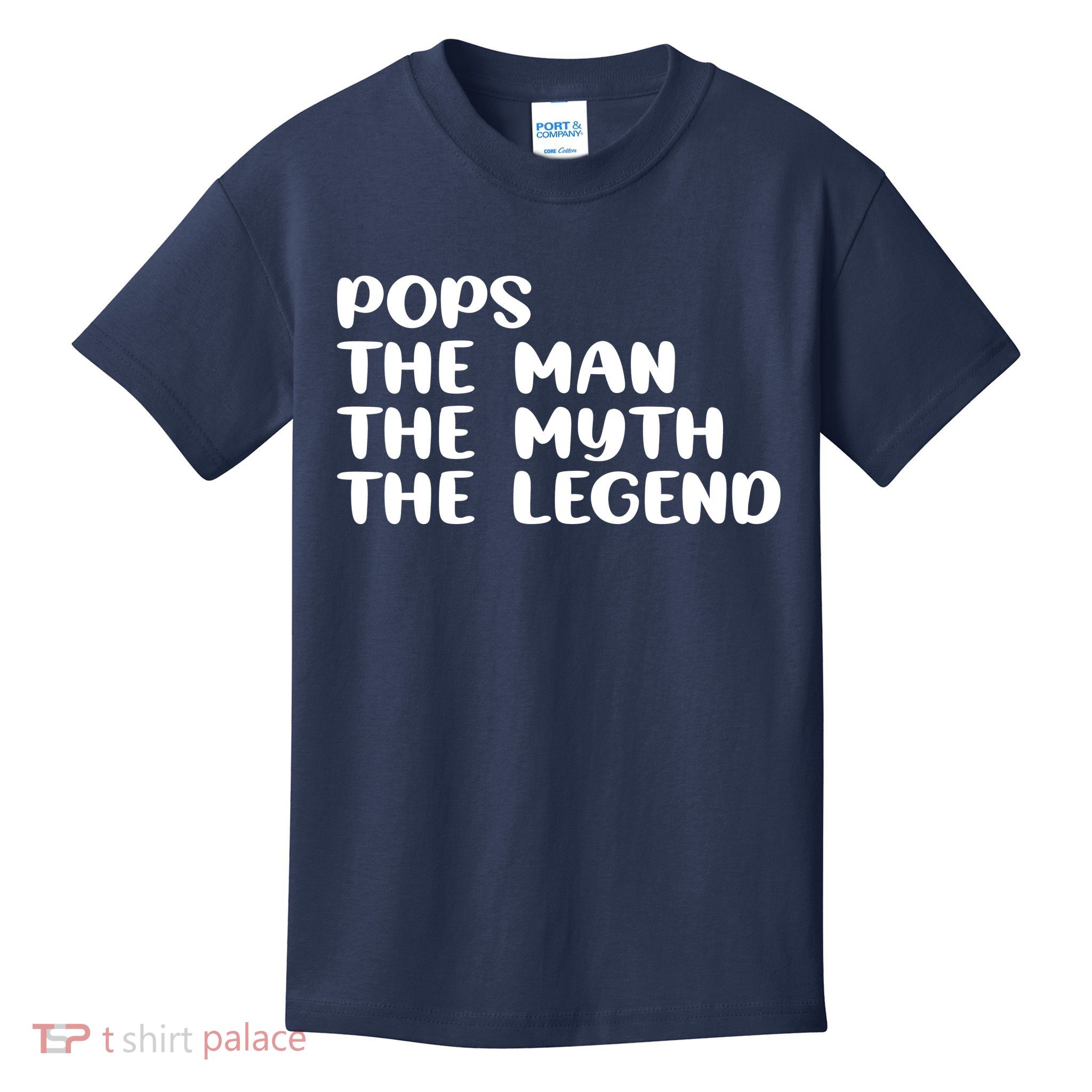 Pops The Man The Myth The Legend Kids T-Shirt