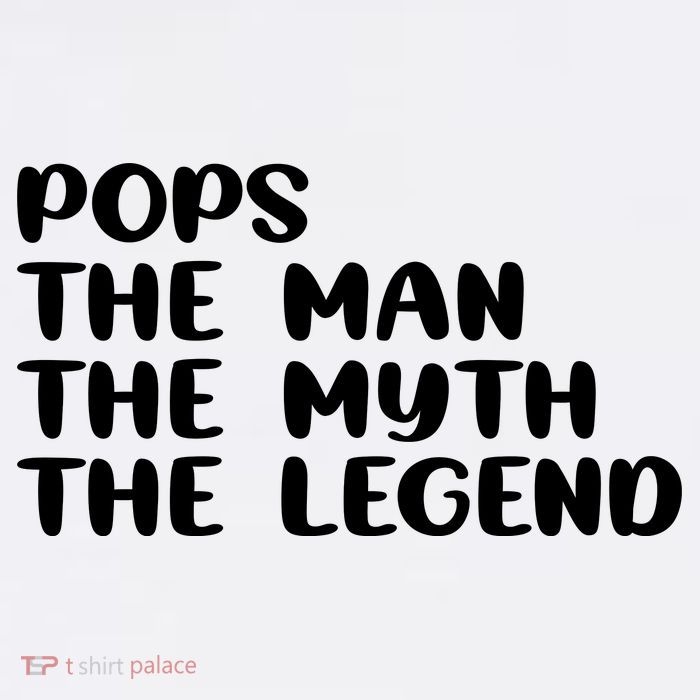 Pops The Man The Myth The Legend Garment-Dyed Sweatshirt