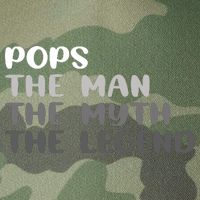 Pops The Man The Myth The Legend Legacy Tie Dye Trucker Hat