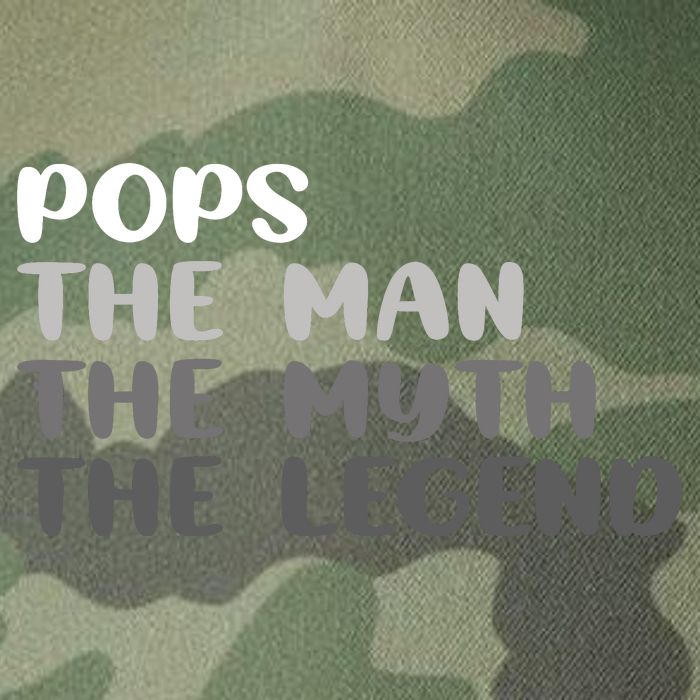 Pops The Man The Myth The Legend Legacy Tie Dye Trucker Hat