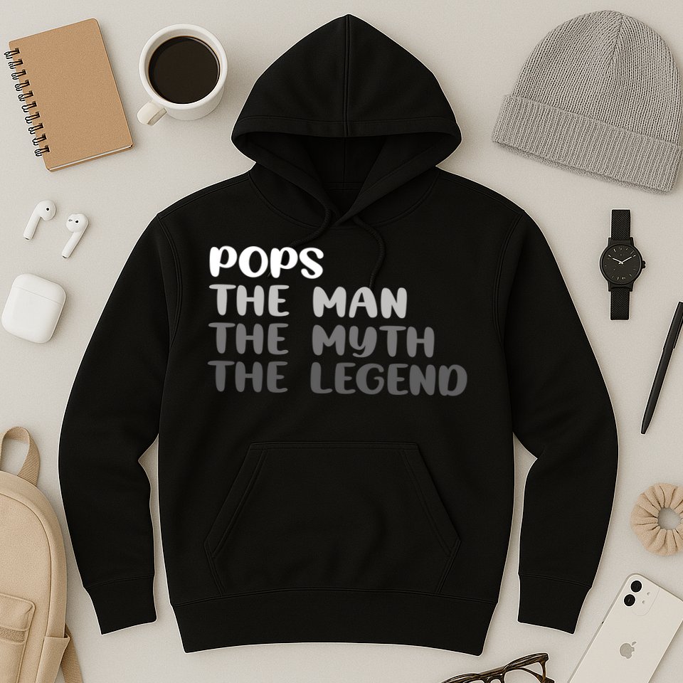 Pops The Man The Myth The Legend Hoodie