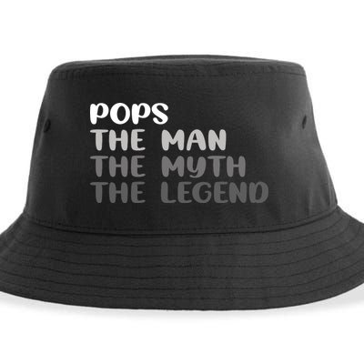 Pops The Man The Myth The Legend Sustainable Bucket Hat