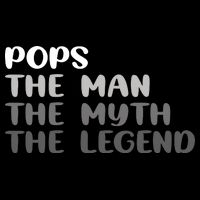 Pops The Man The Myth The Legend Cooling Performance Long Sleeve Crew