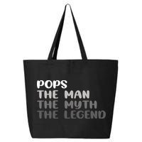 Pops The Man The Myth The Legend 25L Jumbo Tote