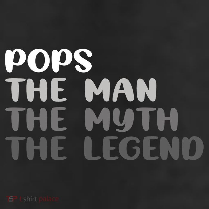 Pops The Man The Myth The Legend 25L Jumbo Tote