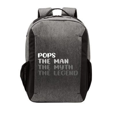 Pops The Man The Myth The Legend Vector Backpack